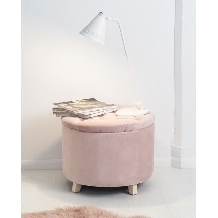 Argon 8002 - Pöytävalaisin AVALONE 1xE27/15W/230V musta