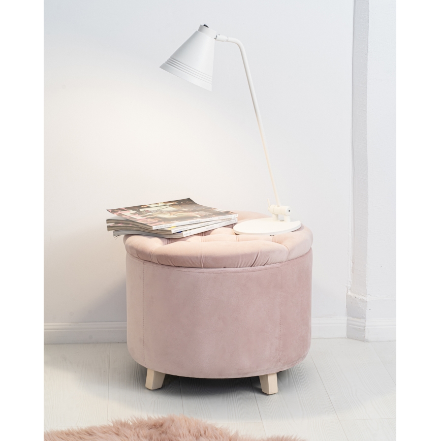 Argon 8002 - Pöytävalaisin AVALONE 1xE27/15W/230V musta