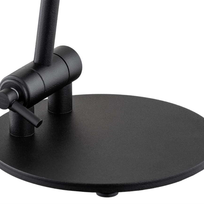 Argon 8002 - Pöytävalaisin AVALONE 1xE27/15W/230V musta