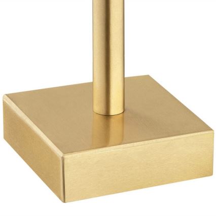 Argon 8049 - Pöytävalaisin ABBANO 1xE27/15W/230V messinki/musta