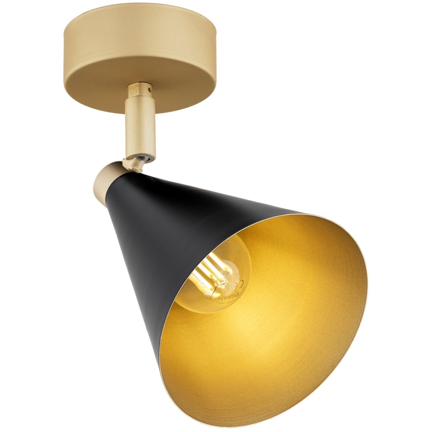 Argon 8279 - Kohdevalo LUCINDA 1xE14/7W/230V musta/kulta