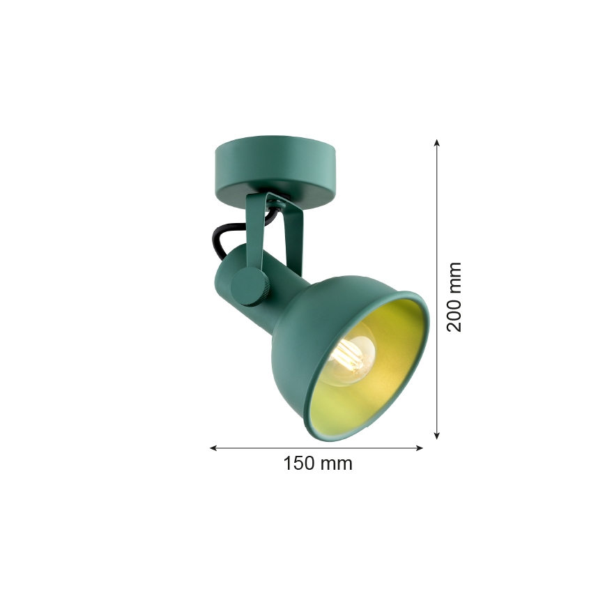 Argon 8299 - Kohdevalo LENORA 1xE14/7W/230V vihreä
