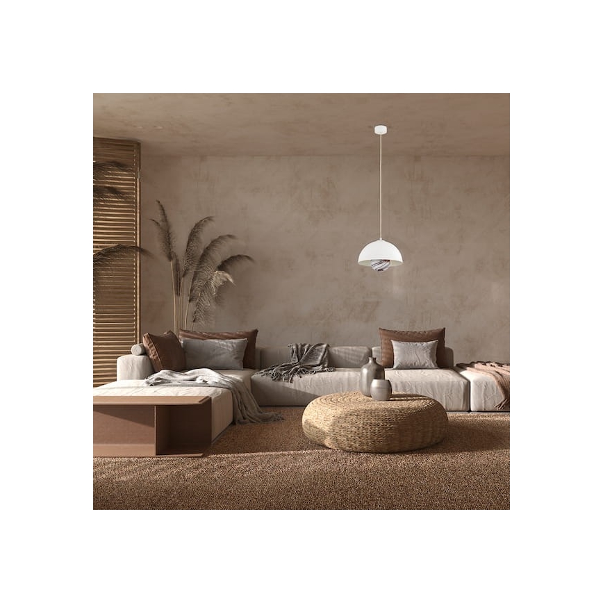 Argon 8443 - Kattokruunu johdossa PIAVA 1xE14/7W/230V alabasteri valkoinen