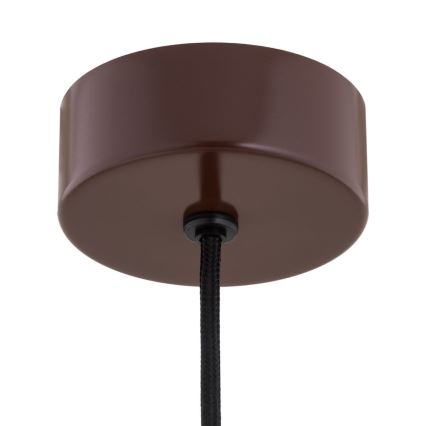 Argon 8444 - Kattokruunu johdossa PIAVA 1xE14/7W/230V alabasteri ruskea