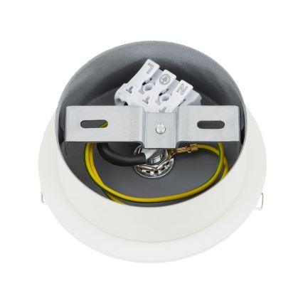 Argon 8454 - Seinävalaisin FABIO 1xE14/7W/230V alabasteri valkoinen