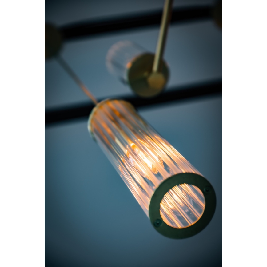 Argon 8489 - Kattokruunu johdossa HAMPTON 1xE14/7W/230V kulta