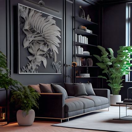 Argon 8597 - LED-peilivalot MIRIAM LED/10,8W/230V 3000K musta