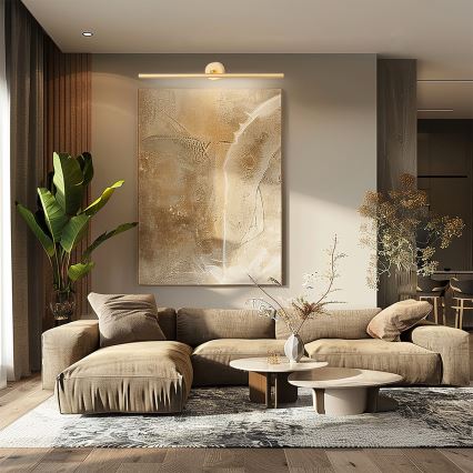 Argon 8602 - LED-peilivalot MIRIAM LED/18W/230V 3000K kulta