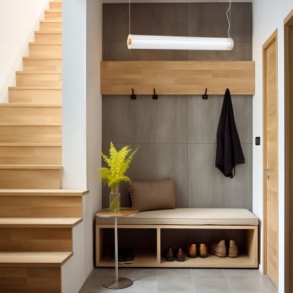 Argon 8627 - LED-kattokruunu johdossa HAMPTON LED/60W/230V 3000K 80 cm messinki