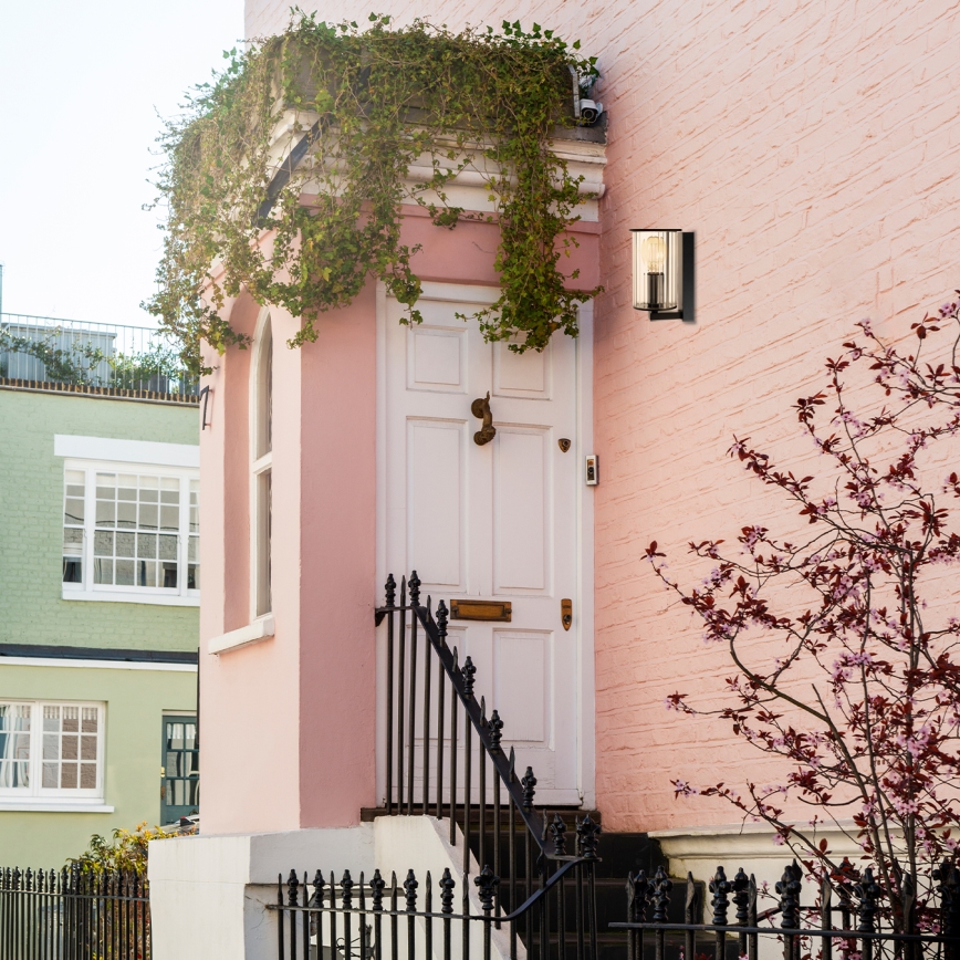 Argon 8748 - Ulkoseinävalaisin NORFOLK 1xE27/15W/230V IP44 musta