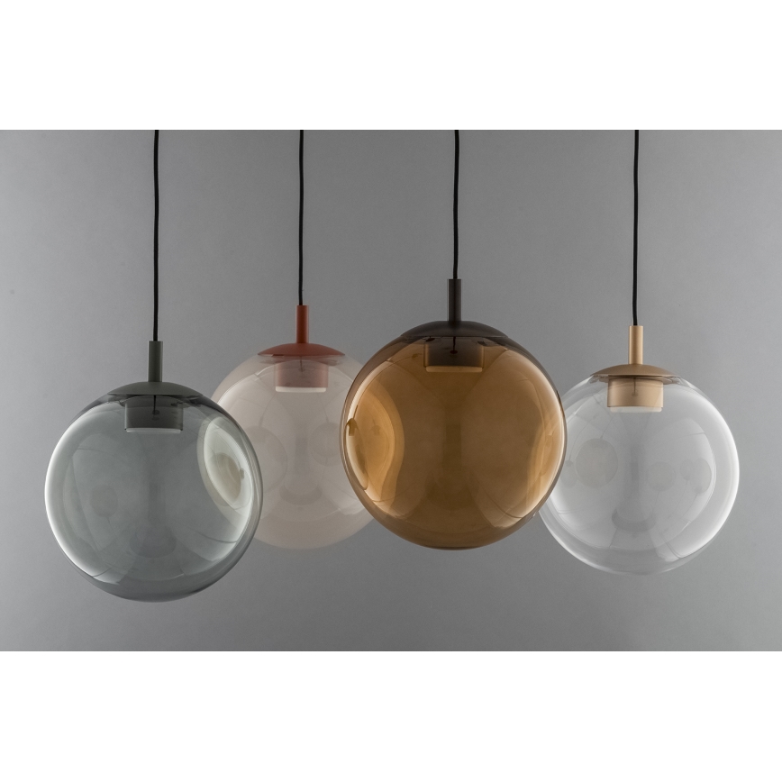 Argon 8829 - Kattokruunu johdossa SACRAMENTO 1xGX53/8W/230V läpinäkyvä/ruskea