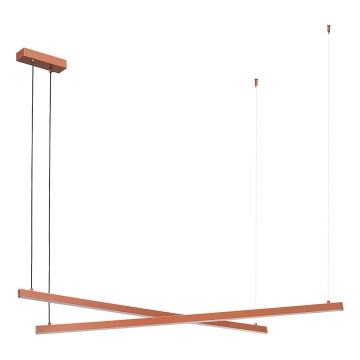 Argon 8837 - LED-kattokruunu johdossa MIAMI LED/74W/230V 3000K ruskea