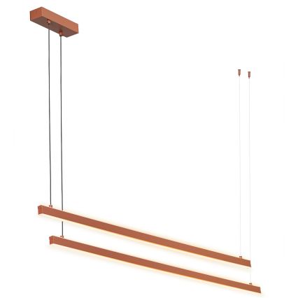 Argon 8837 - LED-kattokruunu johdossa MIAMI LED/74W/230V 3000K ruskea