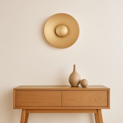 Argon 8865 - LED-seinävalaisin BOLTON LED/12,5W/230V 3000K kultainen