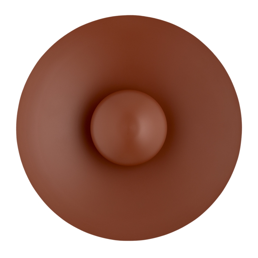 Argon 8866 - LED-seinävalaisin BOLTON LED/12,5W/230V 3000K terrakotanvärinen