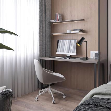Argon 8875 - Pöytälamppu LORD 1xE14/7W/230V musta