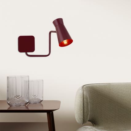 Argon 8881 - Seinävalaisin LORD 1xE14/7W/230V violetti