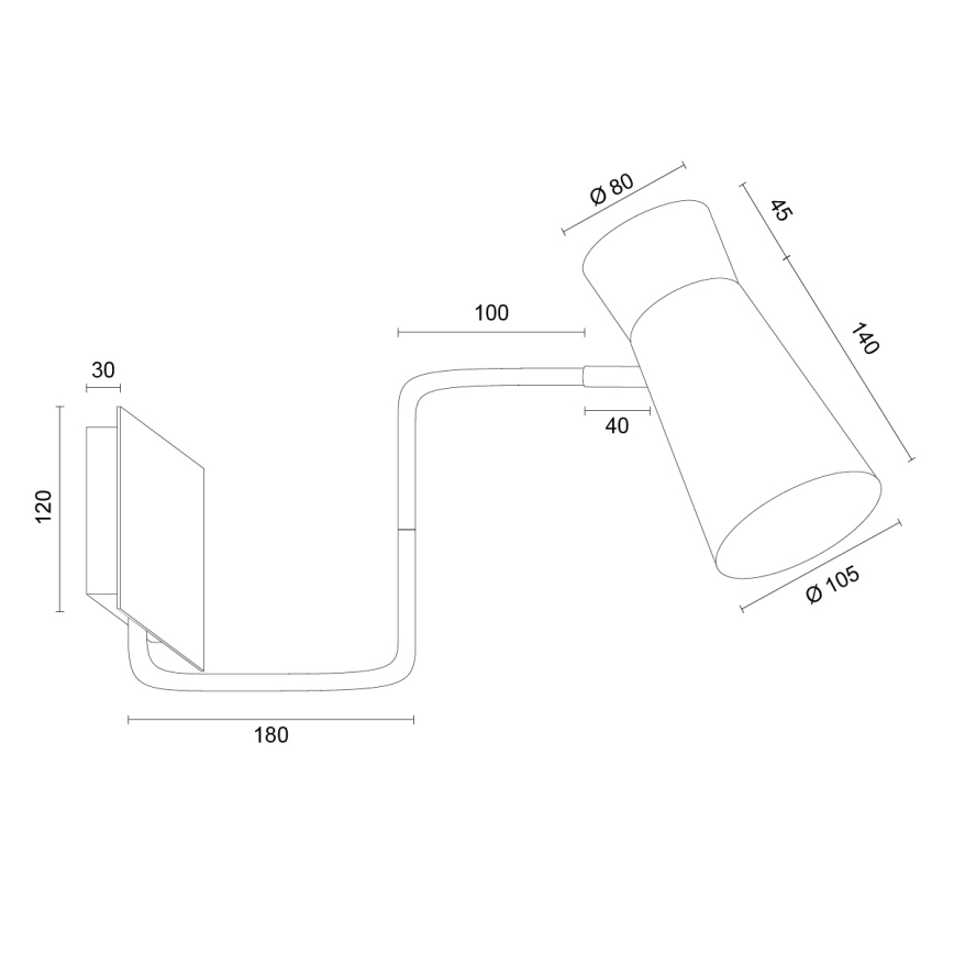 Argon 8881 - Seinävalaisin LORD 1xE14/7W/230V violetti