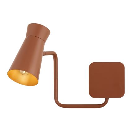 Argon 8882 - Seinävalaisin LORD 1xE14/7W/230V terrakotanvärinen