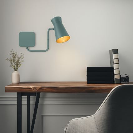 Argon 8883 - Seinävalaisin LORD 1xE14/7W/230V harmaa