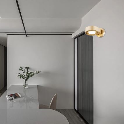 Argon 8899 - seinävalaisin LOTUS 1xGX53/12W/230V kultainen