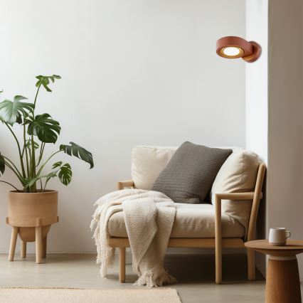 Argon 8902 - Seinävalaisin LOTUS 1xGX53/12W/230V terrakotta