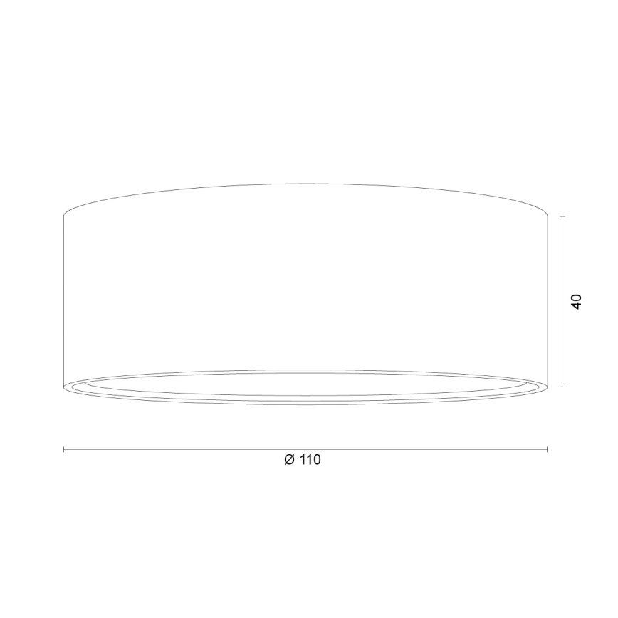 Argon 8905 - kattovalaisin ELORA 1 x GX53/7W/230V Ø 11 cm musta