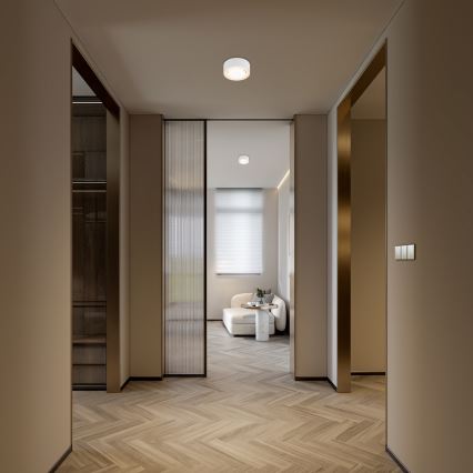 Argon 8915 - Kattovalaisin ELORA 1xGX53/7W/230V, halkaisija 11 cm, valkoinen