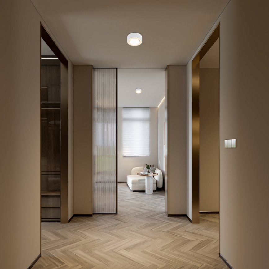 Argon 8915 - Kattovalaisin ELORA 1xGX53/7W/230V, halkaisija 11 cm, valkoinen