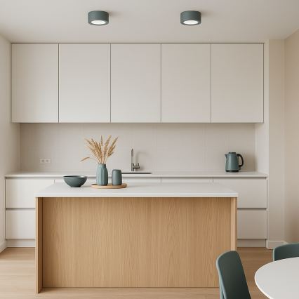 Argon 8917 - Kattovalaisin ELORA 1xGX53/7W/230V halkaisija 11 cm harmaa