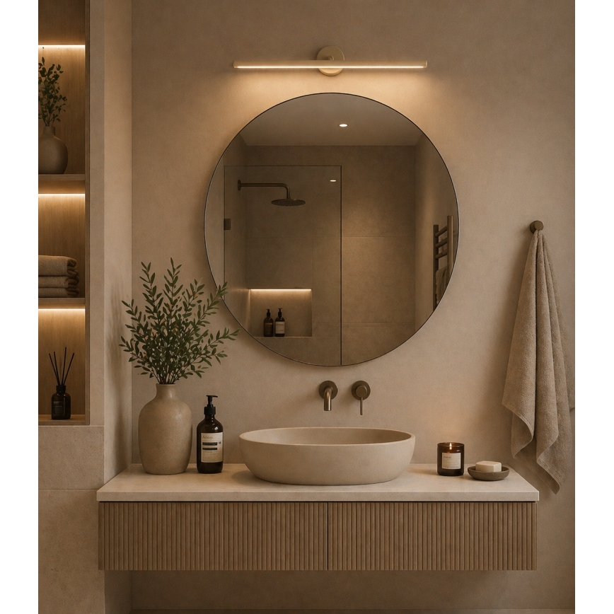 Argon 8996 - LED-taulun valaisin MIRI LED/18W/230V 3000K 100 cm beige