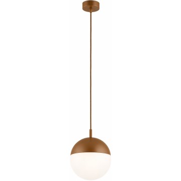 Argon 8998 - Tyylikäs ulkokäyttöön sopiva riippuvalaisin kaapelilla LIV 1xE27/15W/230V IP44 ruskea