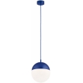 Argon 9000 - Ulkoriippuvalaisin vaijerilla LIV 1xE27/15W/230V IP44 sininen