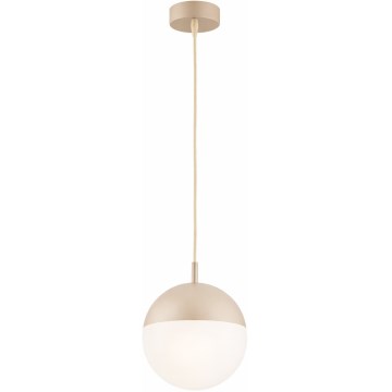 Argon 9001 - Ulkokäyttöinen riippuvalaisin vaijerilla LIV 1xE27/15W/230V IP44 beige
