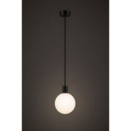 Argon 9005 - Ulkokäyttöön tarkoitettu riippuvalaisin vaijerilla ORE 1xG9/6W/230V musta