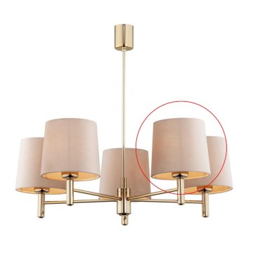 Argon - Vaihtovarjostin kattokruunulle ja seinävalaisimelle PONTE E27 beige