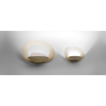 Artemide 1248020A - Himmennettävä LED-seinävalaisin PIRCE LED/27W/230V 3000K kulta