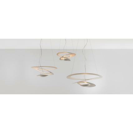Artemide 1256110A - Himmennettävä LED-kattokruunu johdossa PIRCE LED/44W/230V 3000K valkoinen