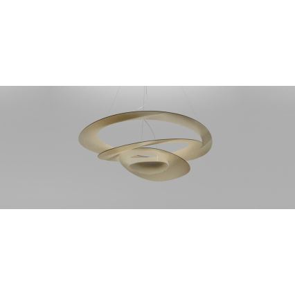 Artemide 1256120A - Himmennettävä LED-kattokruunu johdossa PIRCE LED/44W/230V 3000K kulta