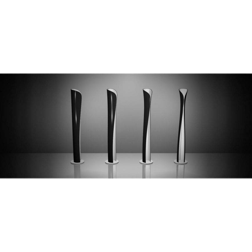 Artemide 1361010A - LED-lattiavalaisin CADMO LED/44W/230V + 1xGU10/10W/230V musta