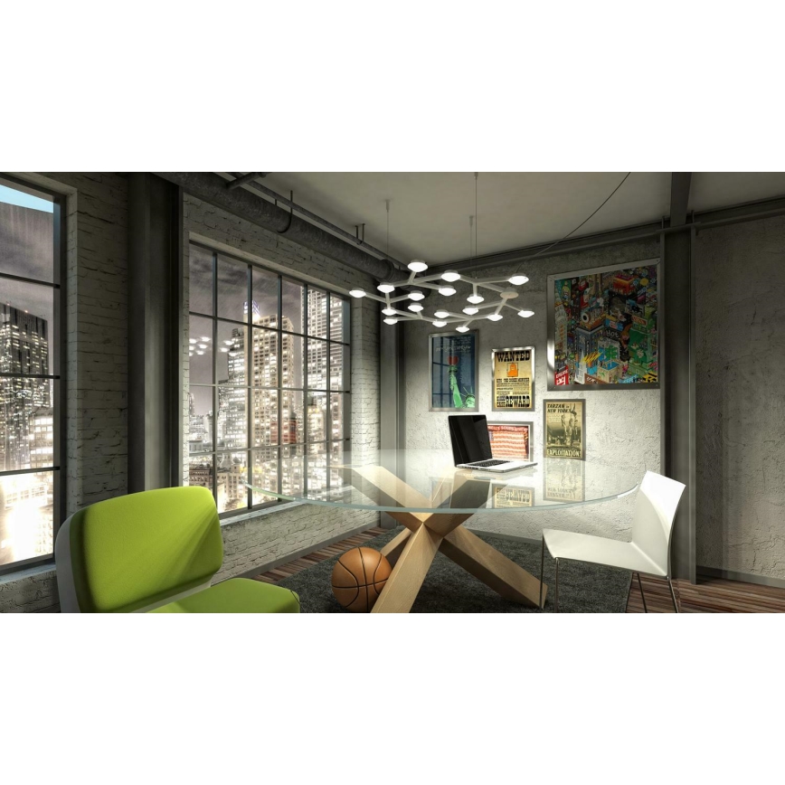 Artemide 1575050APP - Himmennettävä LED-kattokruunu johdossa NET LED/43W/230V halkaisija 65 cm 3000K