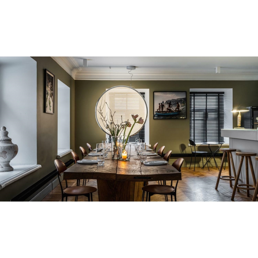 Artemide 1993260APP - Himmennettävä LED-kattokruunu johdossa DISCOVERY LED/71W/230V 2700-6500K pronssi