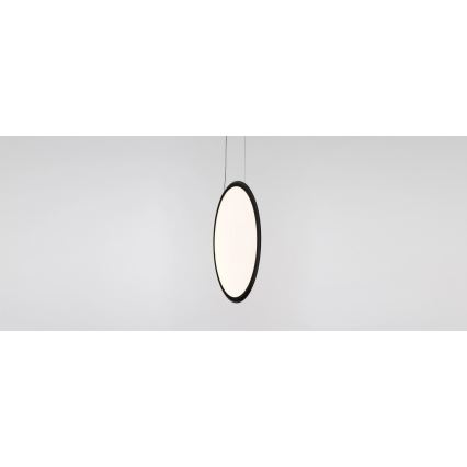 Artemide 1994030APP - Himmennettävä LED-kattokruunu johdossa DISCOVERY LED/80W/230V 3000K musta