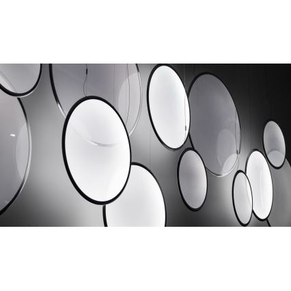 Artemide 1994230APP - Himmennettävä LED-kattokruunu johdossa DISCOVERY LED/84W/230V 2700-6500K musta