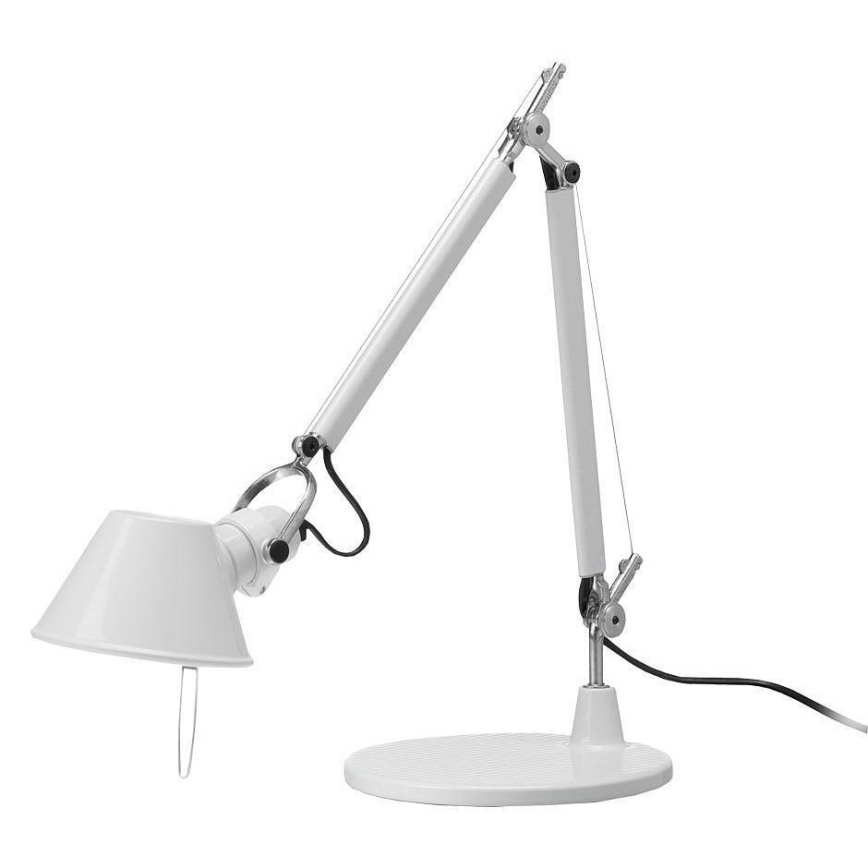 Artemide AR 0011820A - Pöytävalaisin TOLOMEO MICRO 1xE14/46W/230V valkoinen
