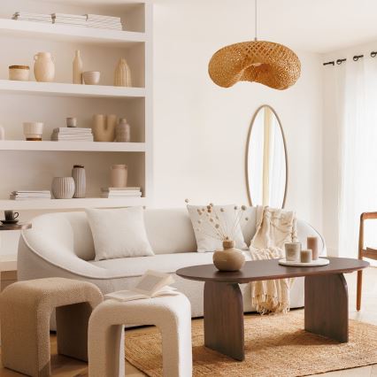 Atmosphera - Kattokruunu johdossa BEDDY 1xE27/40W/230V bambu