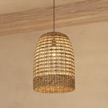 Atmosphera - Kattokruunu johdossa SAND 1xE27/40W/230V rottinki/vesihyasintti