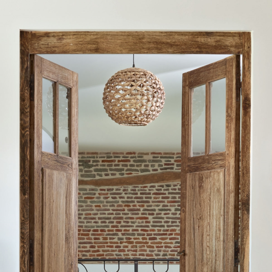 Atmosphera - Kattokruunu johdossa SAND 1xE27/40W/230V vesihyasintti