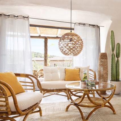 Atmosphera - Kattokruunu johdossa SAND 1xE27/40W/230V vesihyasintti