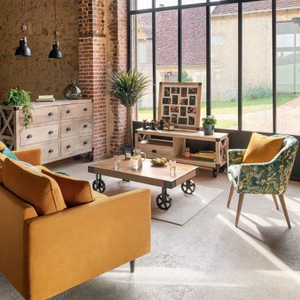 Atmosphera - Kattokruunu johdossa SILAS 1xE27/40W/230V mänty